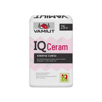 Adhesive mixture for indoors and outdoors ceramic tiles IQ Ceram