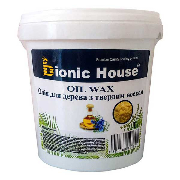 «Carnauba Oil Wax» Карнаубська олія-віск для дерева БЕЗБАРВНИЙ