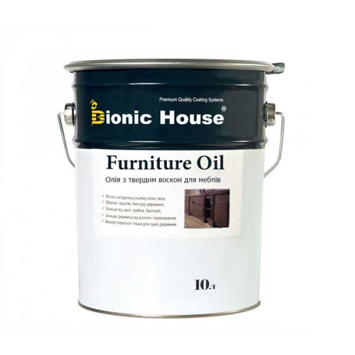 «Furniture Oil» Олія для меблів з твердим воском БЕЗБАРВНА