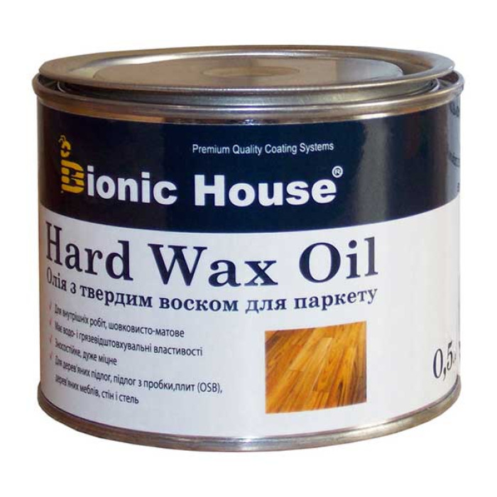«Hard Wax Oil» Олія для підлоги з твердим воском КОЛІРОВАНА