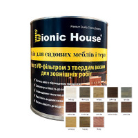 Олія для садових меблів та дерев'яних виробів - КОЛІРОВАНА