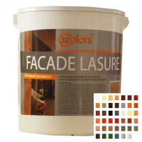 FAÇADE LASURЕ 32Color Побутова фарба-лазур для дерева для внутрішніх робіт