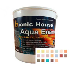 AQUA ENAMEL КОЛІРОВАНА Стійка до погодних умов та миття Емаль для дерева акрилова універсальна