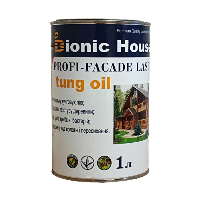 PROFI-FACADE LASUR Tung oil Фарба-просочення для дерева на основі тунгової олії