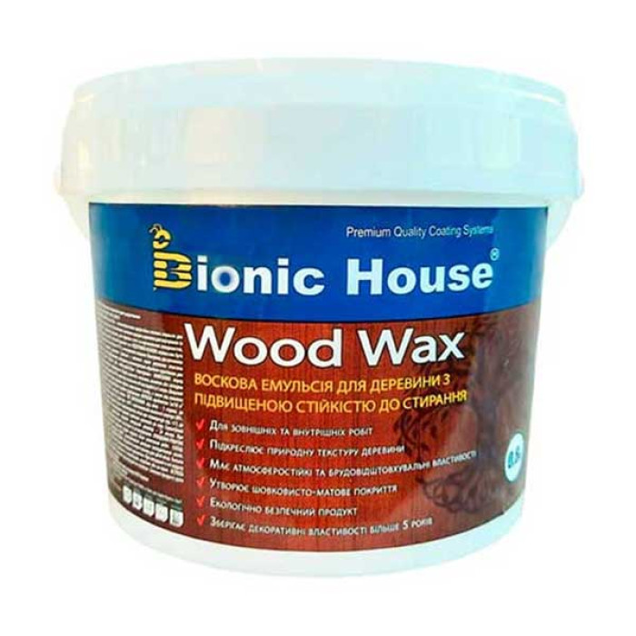 WOOD WAX Стійка до стирання воскова фарба для дерева 