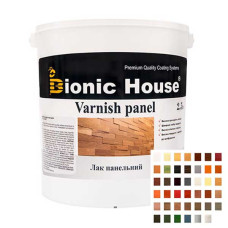 ПАНЕЛЬНИЙ ЛАК КОЛІРОВАНИЙ Акриловий на водній основі для внутр. робіт по дереву